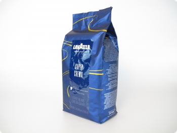 Кофе в зернах Lavazza Super Crema (Лавацца Супер Крема)  1 кг, вакуумная упаковка
