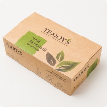 Чай зеленый TEAJOYS (ТиДжойс), упаковка 100 саше по 2 г, китайский байховый